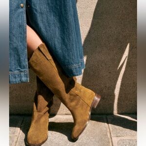Sezane Gabrielle Low Taule Boots